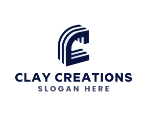 Concrete Block Construction logo design