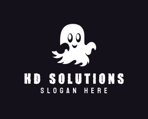 Haunted Spirit Ghost logo design