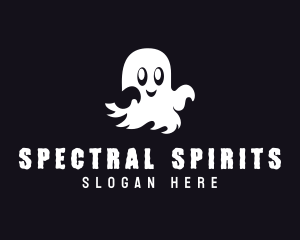 Haunted - Haunted Spirit Ghost logo design