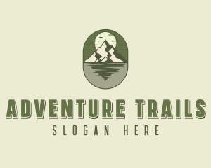 Mountain Lake Nature logo design