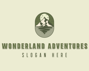 Mountain Lake Nature logo design