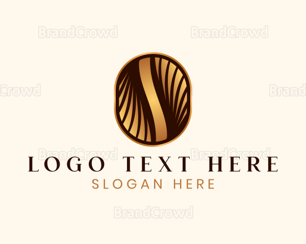 Elegant Coffee Bean Cafe Logo