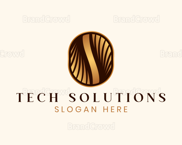 Elegant Coffee Bean Logo