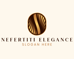 Elegant Coffee Bean Cafe logo design