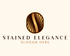 Elegant Coffee Bean Cafe logo design