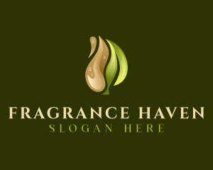 Organic Leaf Oil logo design