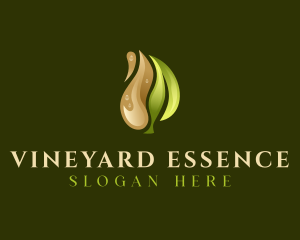 Organic Leaf Oil logo design