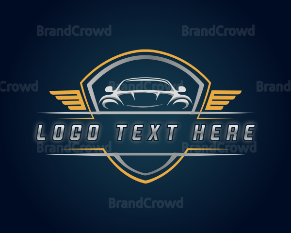 Luxury Sports Car Vehicle Logo