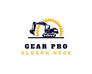 Gear - Excavator Gear Contractor logo design