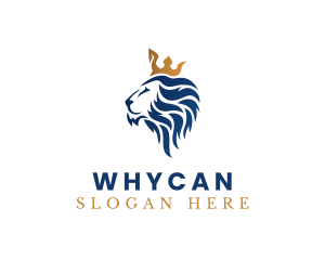 Elegant Lion Crown Logo