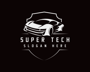 Super Sports Car logo design