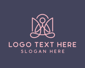Yogi - Yoga Meditation Healing logo design