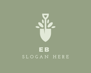 Environment - Leaf Gardener Trowel logo design