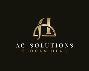 Luxury Boutique Letter A logo design