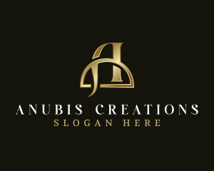 Luxury Boutique Letter A logo design