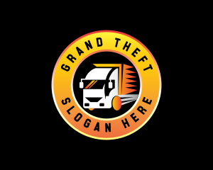 Express - Freight Haulage Truck logo design