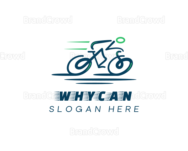Bicycle Racing Sports Logo