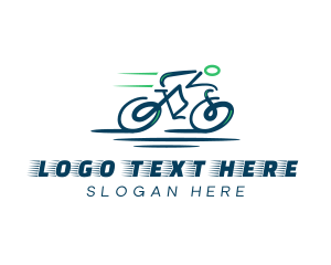 Athletic - Bicycle Racing Sports logo design