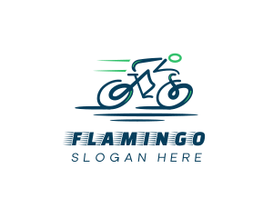 Bicycle Racing Sports Logo