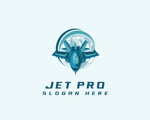 Jet - Jet Plane Airforce logo design