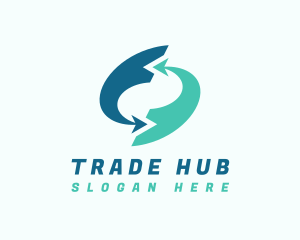 Trade - Business Arrow Trade logo design
