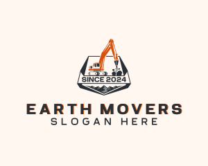 Excavation - Industrial Mountain Excavation logo design