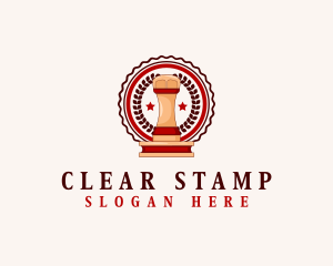 Notary Legal Stamp logo design