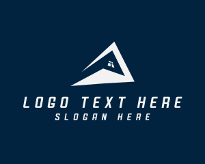 Roofing - House Property Roof logo design
