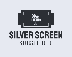 Film Movie Ticket logo design
