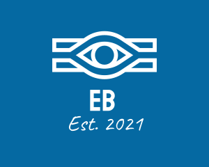 Egyptian - Modern Abstract Optical Eye logo design