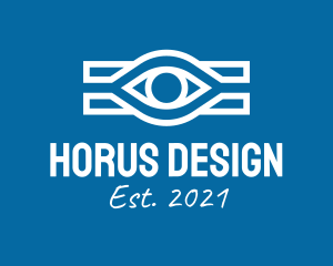 Horus - Modern Abstract Optical Eye logo design