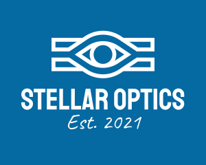 Modern Abstract Optical Eye  logo design