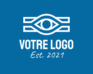 Civilization - Modern Abstract Optical Eye logo design