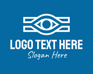 Modern Abstract Optical Eye  Logo