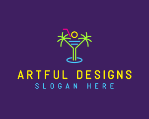 Beach Cocktail Nightclub logo design