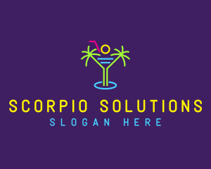 Beach Cocktail Nightclub logo design