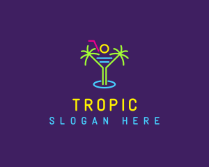 Beach Cocktail Nightclub logo design