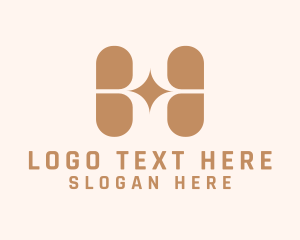 Beauty Product - Premium Hotel Letter H logo design