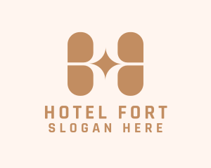 Premium Hotel Letter H logo design