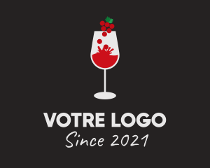 Bistro - Wine Glass Bar logo design
