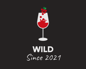 Nightclub - Wine Glass Bar logo design