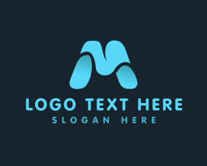Internet - Modern Digital Agency Letter M logo design