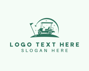 Grazing - Golf Cart Caddie logo design