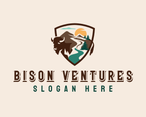 Mountain Valley Bison logo design