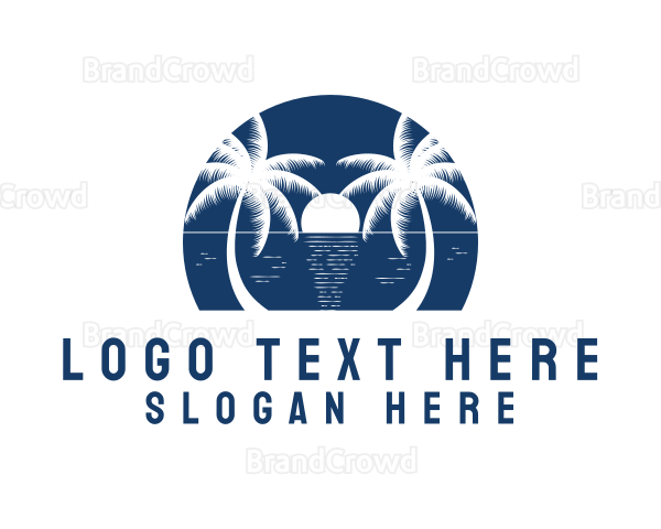 Blue Ocean Beach Logo