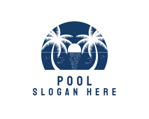 Blue Ocean Beach Logo