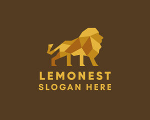 Origami Lion Craft Logo