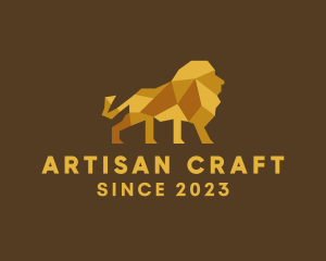 Craft - Origami Lion Craft logo design
