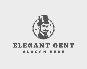 Top Hat Gentleman logo design