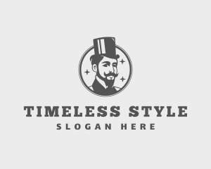 Top Hat Gentleman logo design